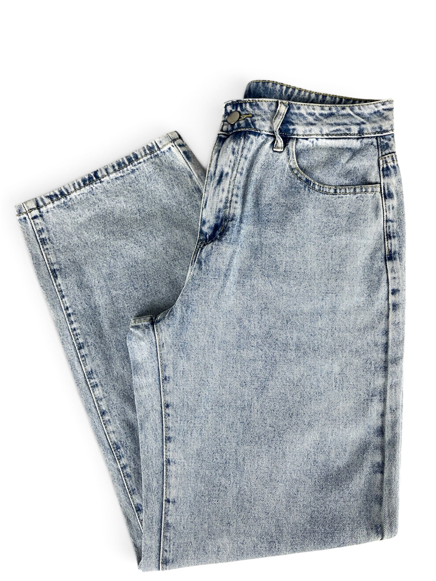 Calça jeans lavagem clara