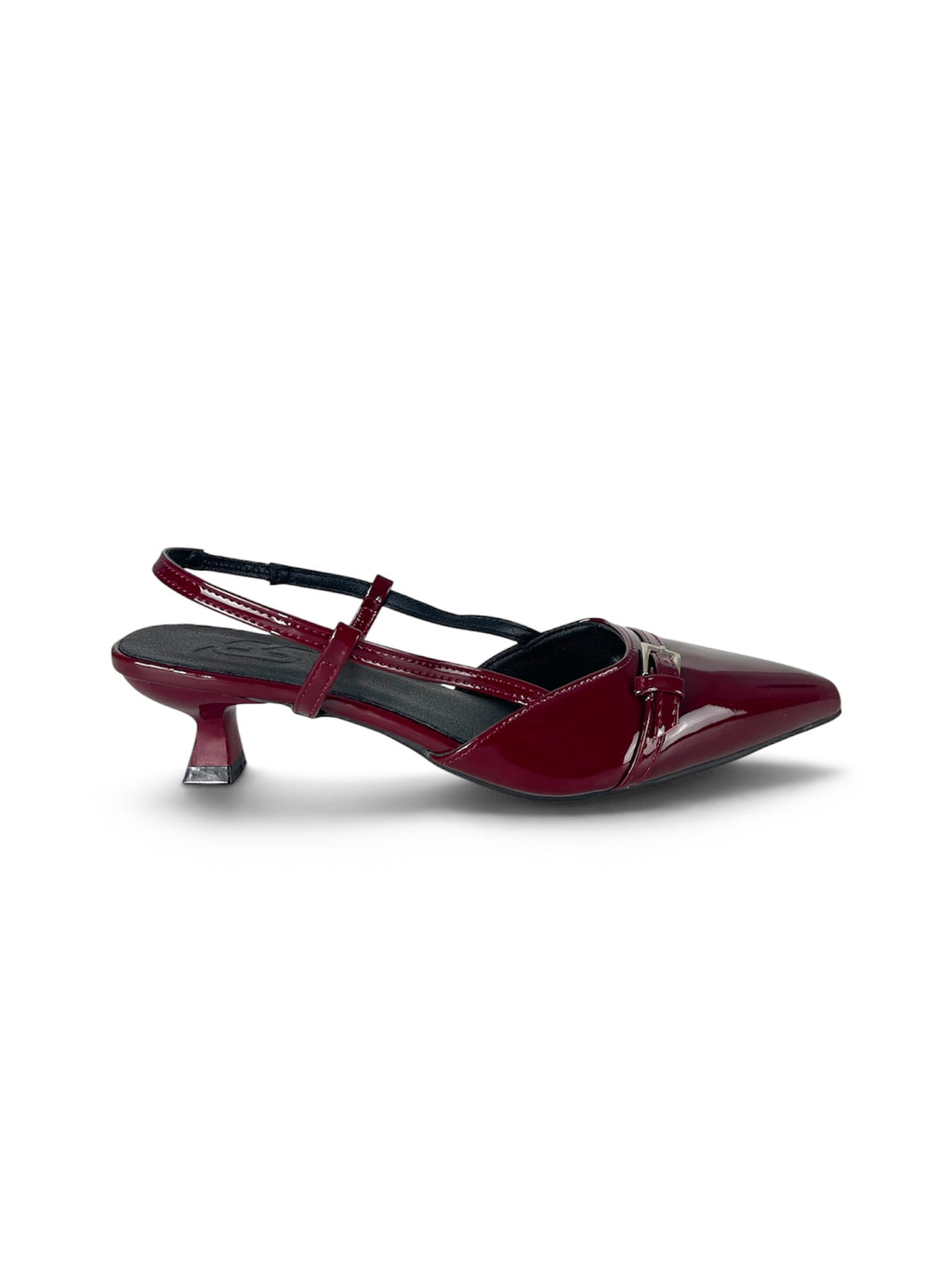 Slingback Verniz Bordeaux